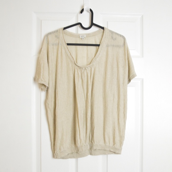 Aritzia Tops - 3/$30 🌞 Babaton 100% Linen T Shirt Tee